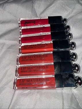 D Lip Maximizer Glosses in Red and Coral Tones (Set of 6)